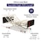 Medacure Ultra Low and High Hospital Bed, Fully Electric with ProEx 48 Mattress  Expandable Width MC-ULB48X730MP1KA - alternate 5
